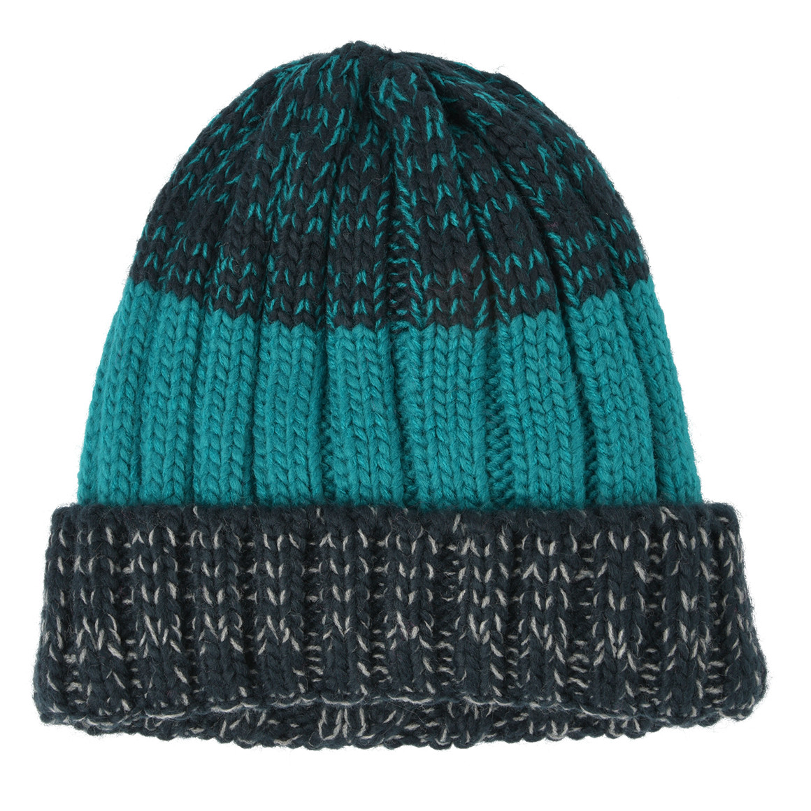 Jungen Strickmütze mit Blockstreifen