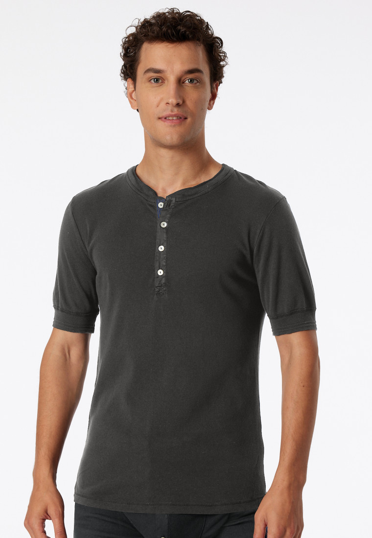 Shirt kurzarm anthrazit - Revival Karl-Heinz