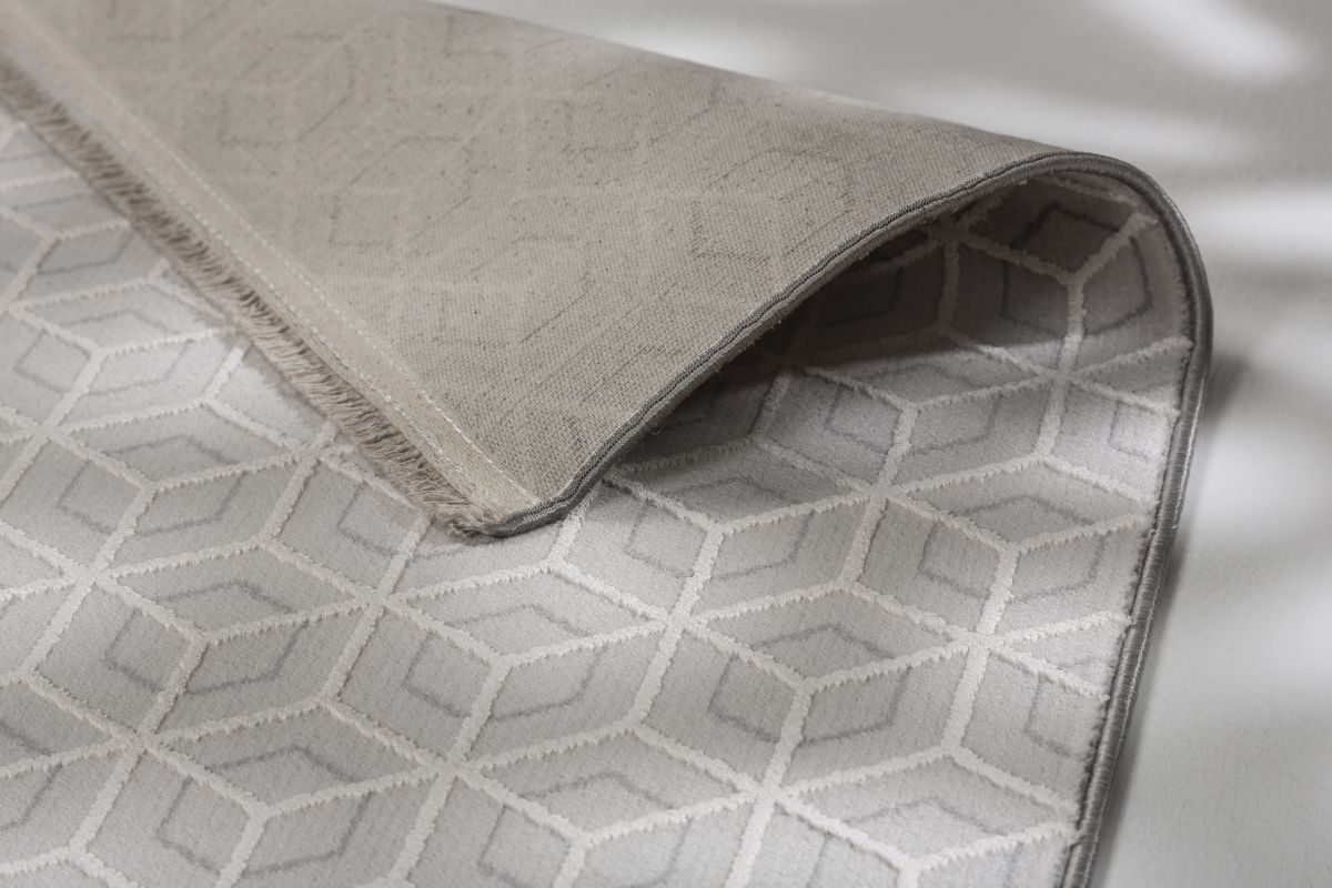 Joop! Webteppich Metric Silber 170 x 240 cm