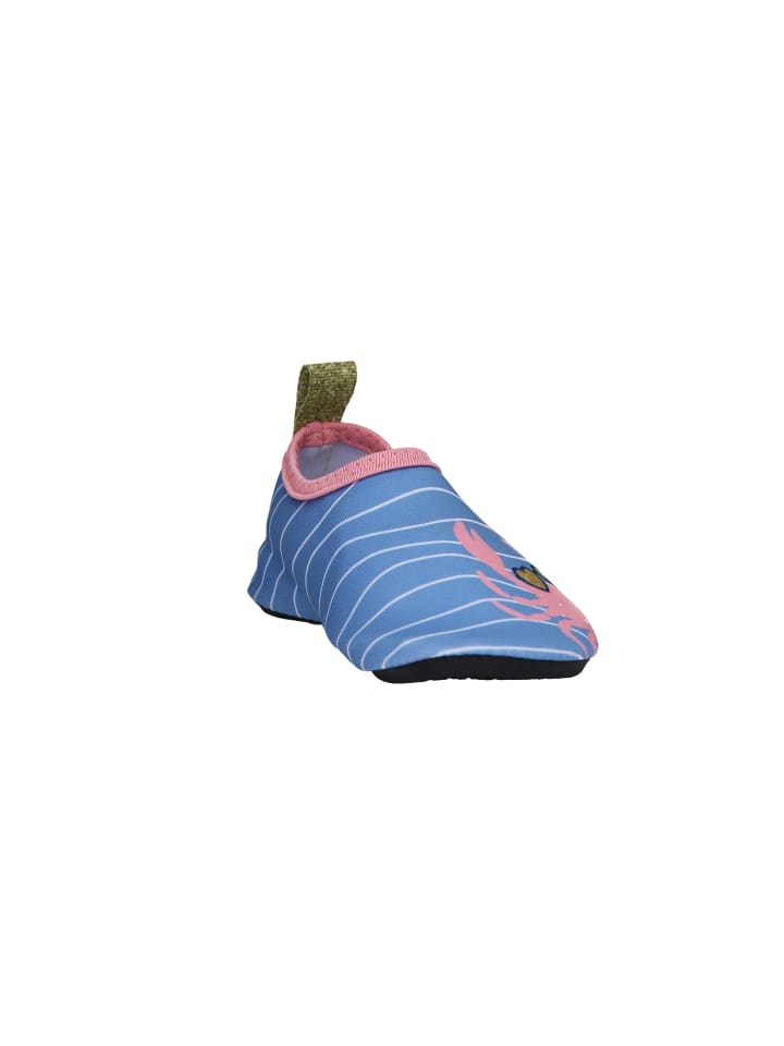 Playshoes Barfuß-Schuh Krebs in Blau/Pink günstig kaufen