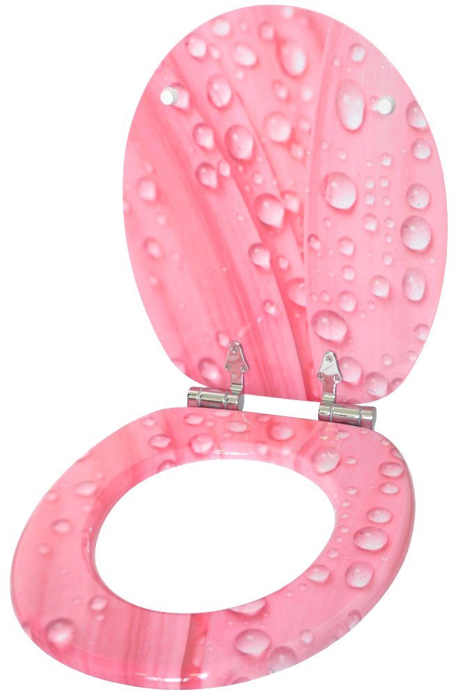 Sanilo WC-Sitz Pink Flower, mit Absenkautomatik