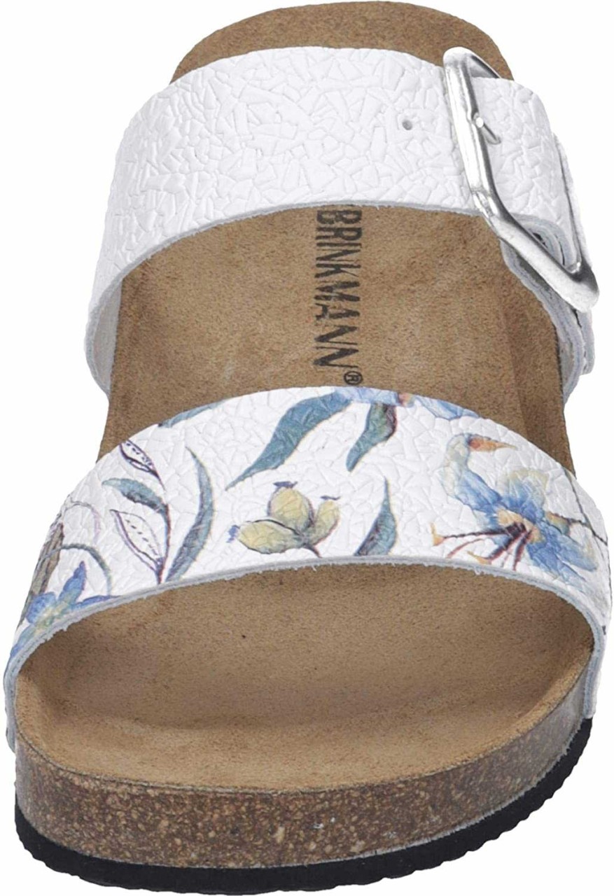 DR. BRINKMANN Pantoletten weiss D.-Pantolette