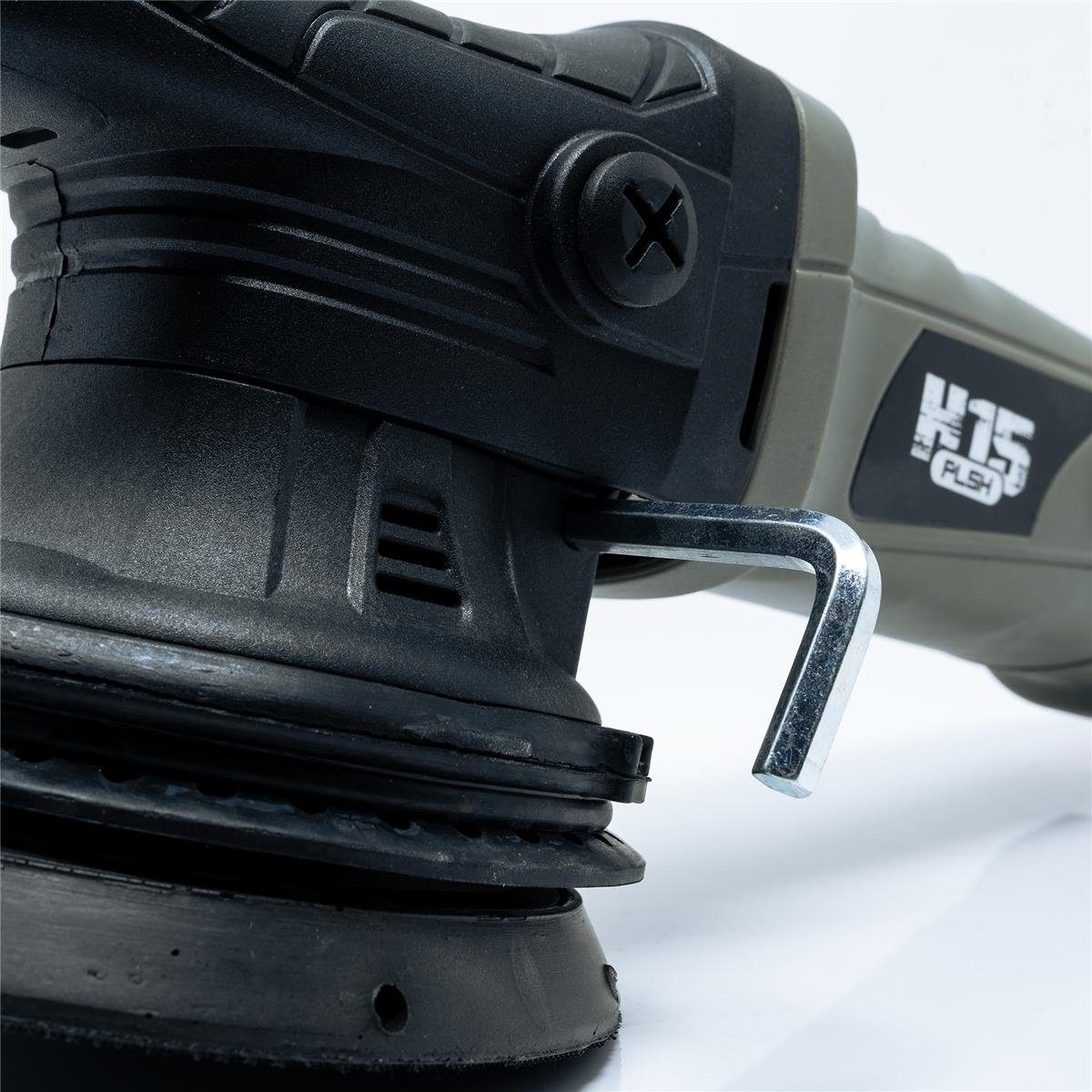PLSH Exzenter Poliermaschine H15 15mm Hub, 125mm Stützteller, 5000 min. U/min, 2100 max. U/min