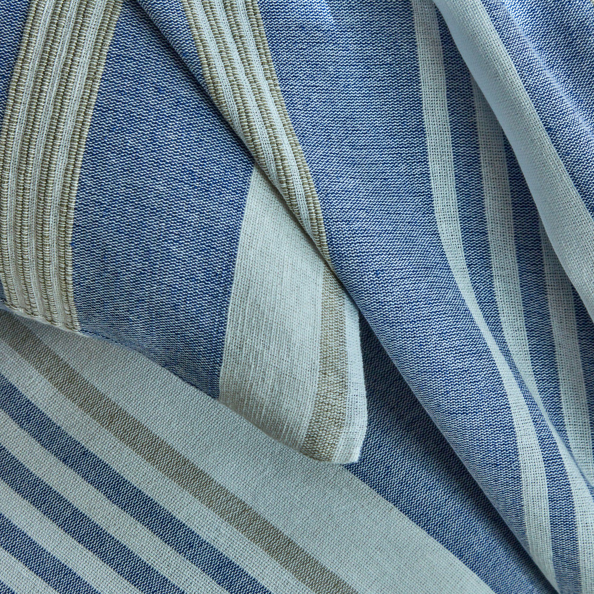 Plaid jeté multicolore coton tissage artisanal