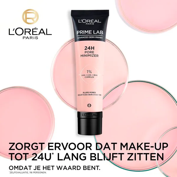 L'Oréal Paris Prime Lab 24H pórusösszehúzó krém 30ml
