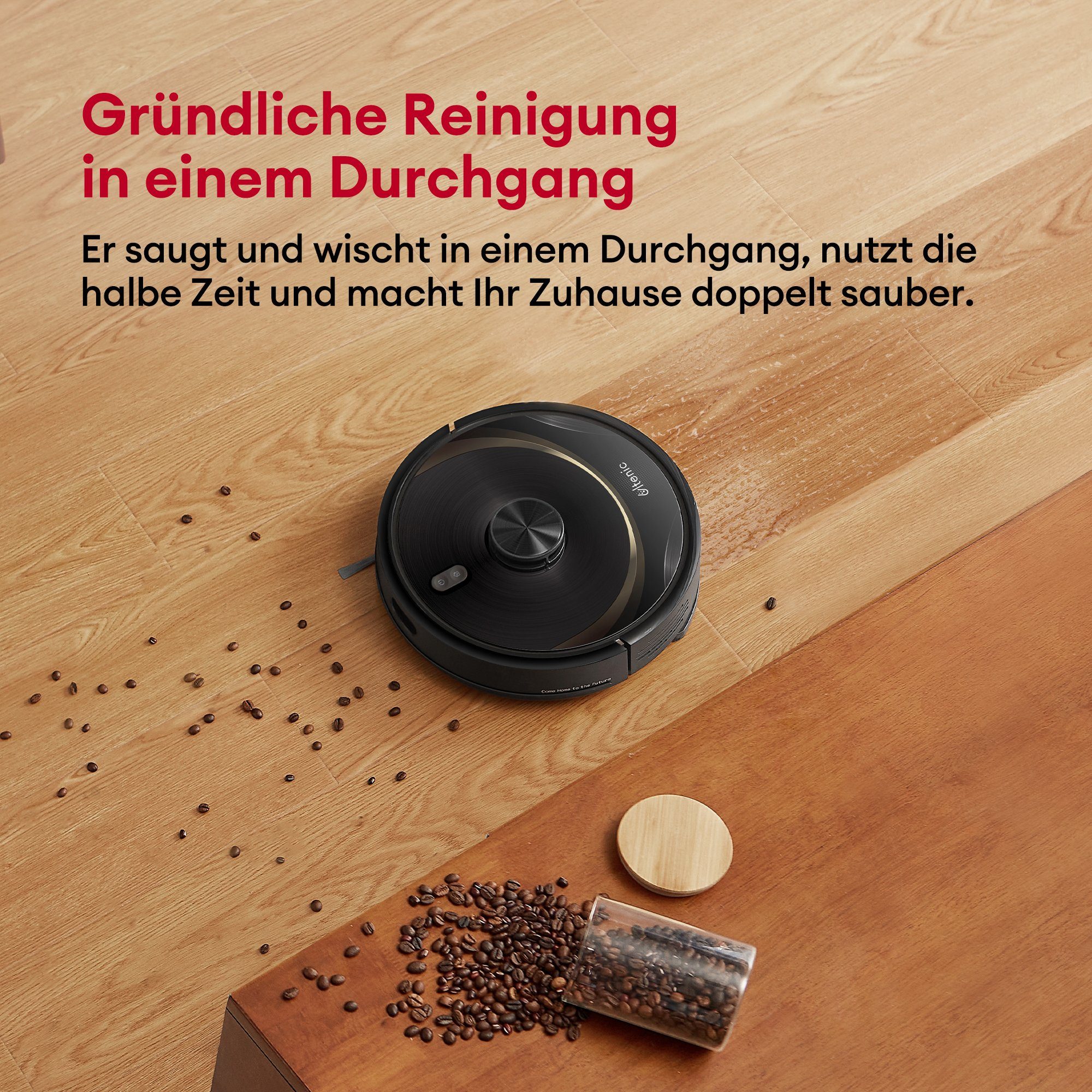 Ultenic Nass-Trocken-Saugroboter T10 Elite, Mit Beutel