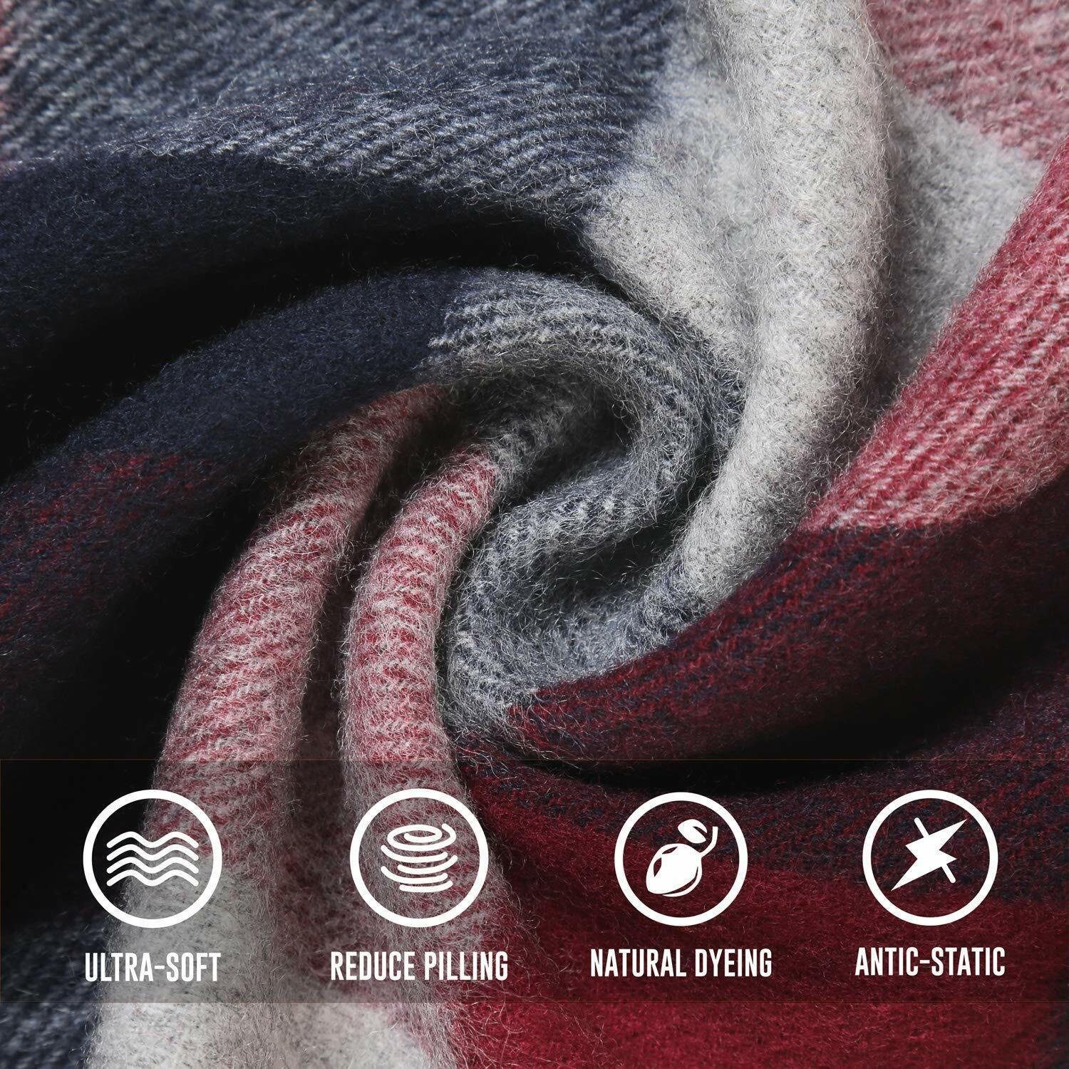 i + k Wollschal Premium Merino-Wollschal-Tuch in Geschenkbox - Unisex 30x180cm, (Geschenk-Set, 1x Schal in edler Geschenkverpackung), Weich, warm und vielseitig für jeden Anlass, in Geschenkbox.