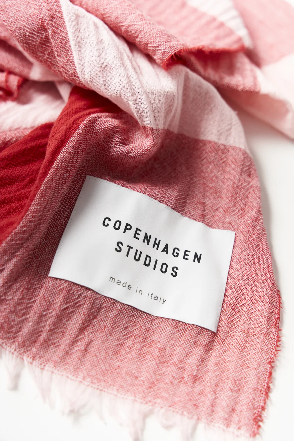 CPH SHAWL 7 cotton mix rose/red