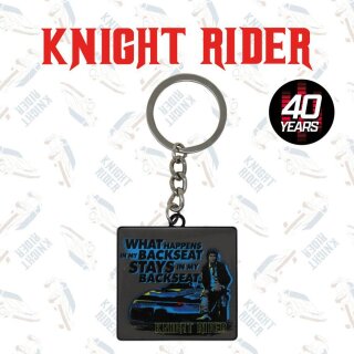 Knight Rider Metall Schlüsselanhänger 40th Anniversary (Limited Edition)