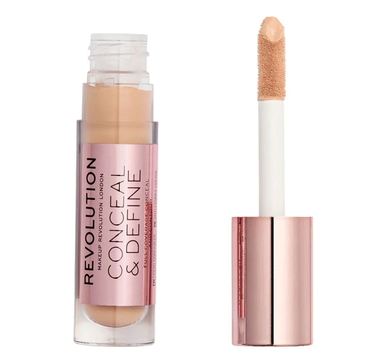 MAKEUP REVOLUTION maskuojamasis ir paryškinantis veido maskuoklis C8 4ml