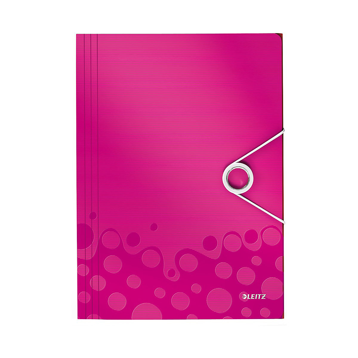 Eckspannermappe Sammelmappe WOW A4 pink-metallic