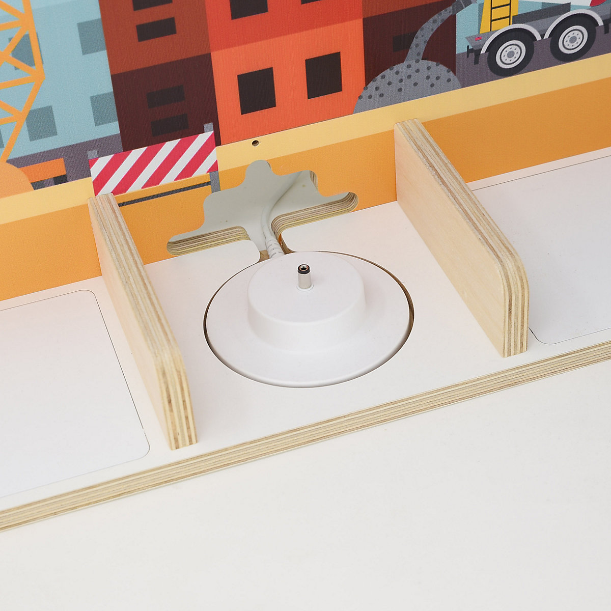 Regal für Musikbox Baustelle, groß - geeignet für Toniebox