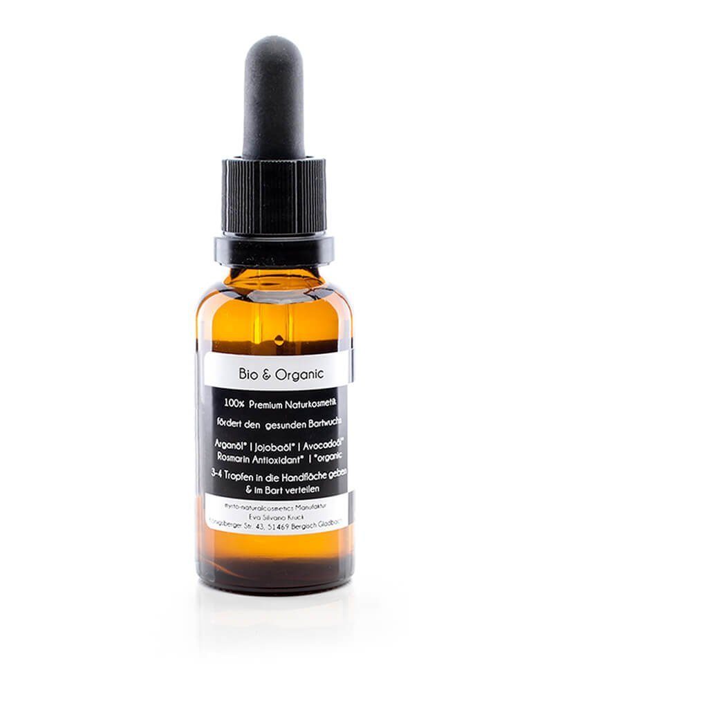 myrto Naturkosmetik Bartpomade Vitalizing Beard Oil - Bio Bartöl für gesunden Bartwuchs, Codecheck: 100% EMPFEHLENSWERT (grüner Ring), naturreine ätherische Öle, palmölfrei, nicht-komedogen, vegan, ohne Farbstoffe, ohne Konservierungsstoffe