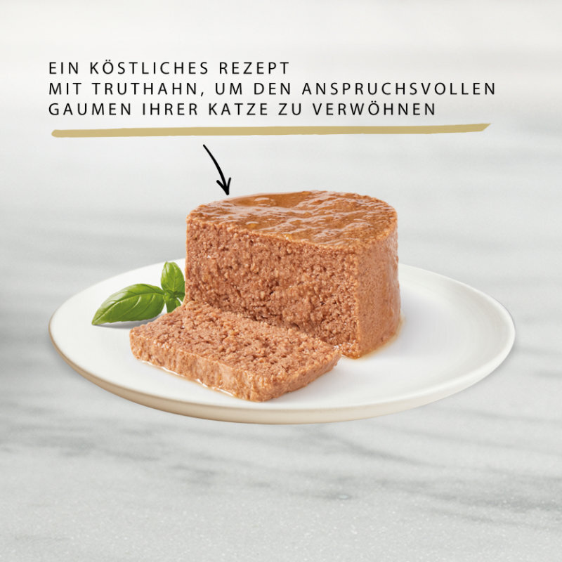 GOURMET Nassfutter GOURMET Gold Feine Pastete 12x85g Truthahn