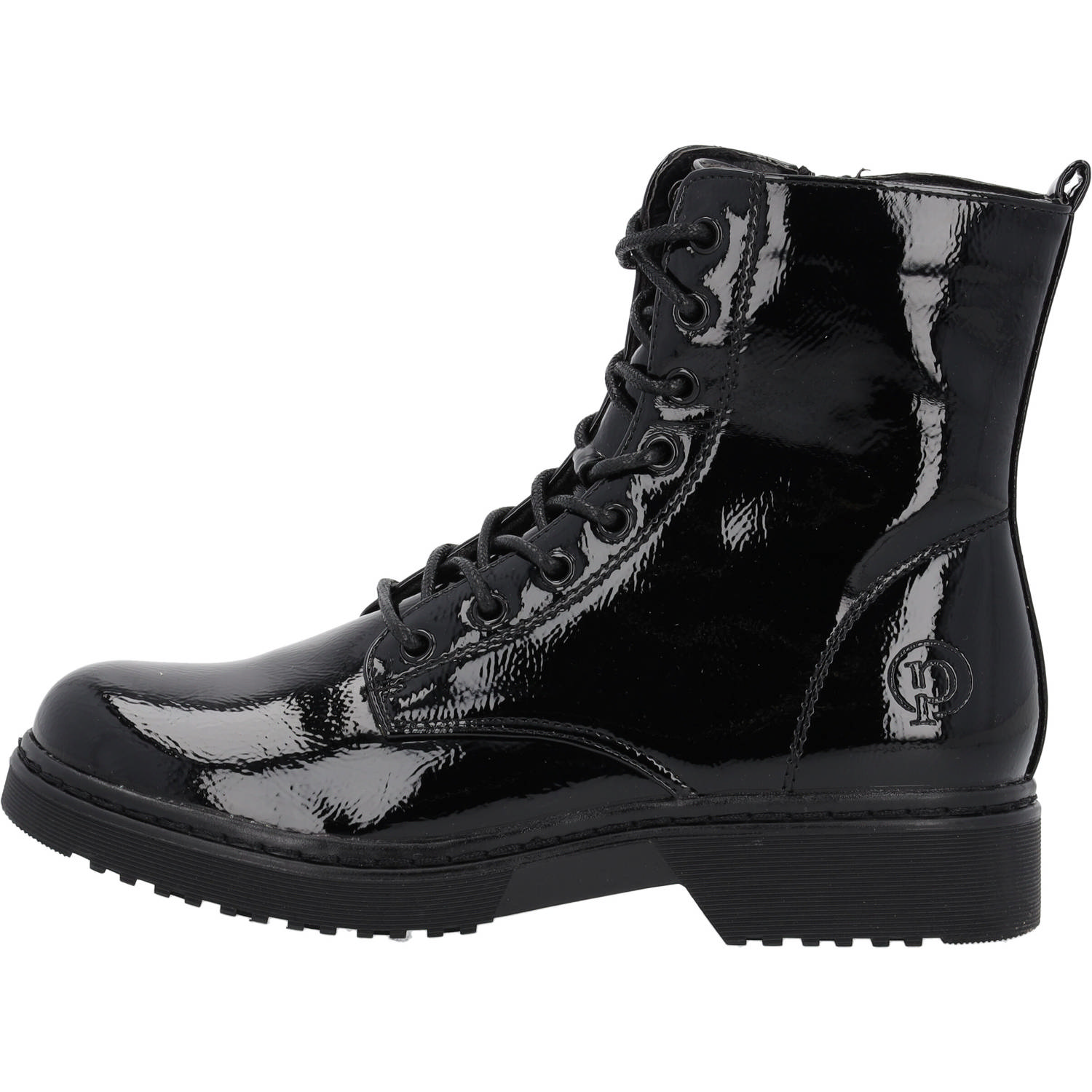 Palado Djerba, Schnürstiefel, Damen, Schwarz Glanz