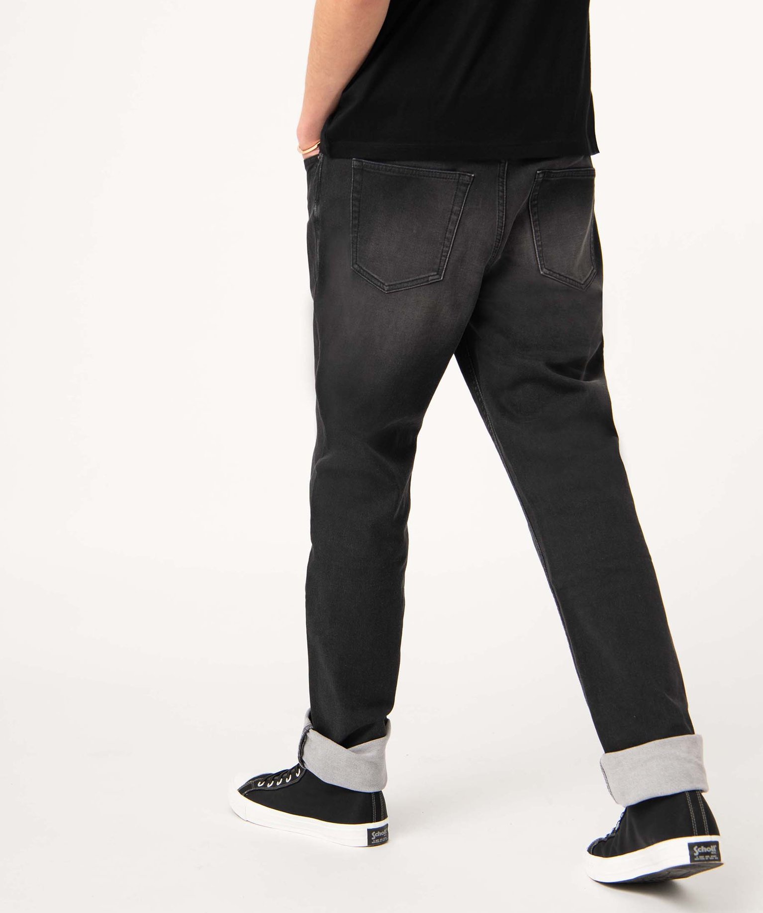 Jean homme coupe Slim aspect délavé noir | GEMO