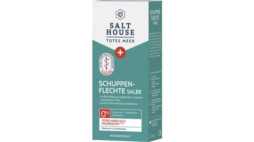 SALTHOUSE Totes Meer Therapie Schuppenflechte Salbe 75 ml