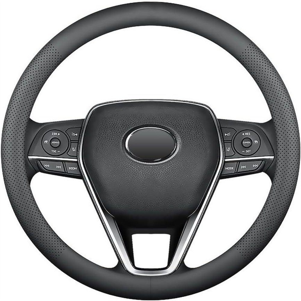 Runxizhou Lenkradbezug Lenkradbezug Auto Lenkradhülle,Schwarz, (1-tlg)