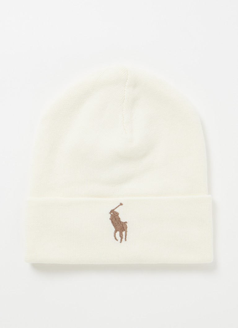 Șapcă Ralph Lauren din tricot fin cu logo brodat