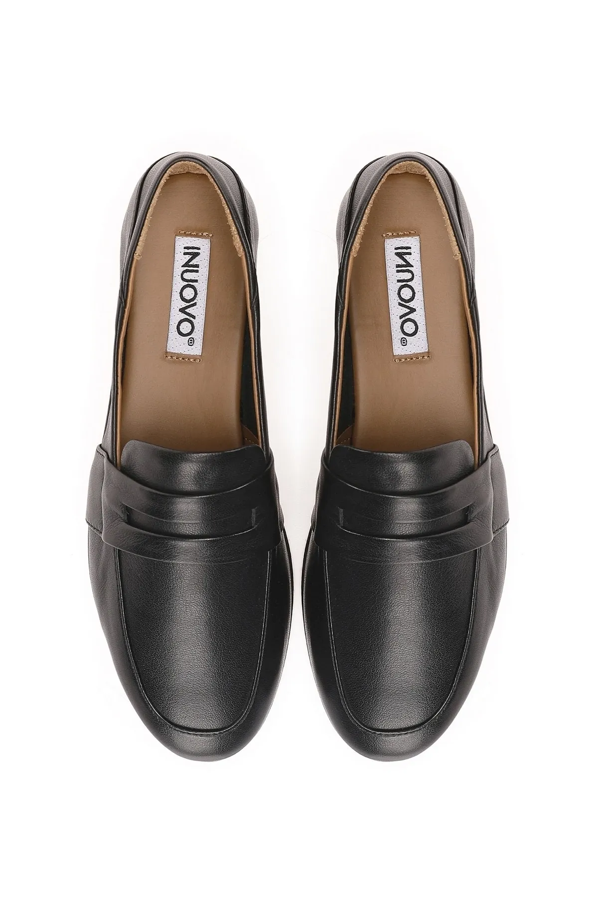 INUOVO  Flacher Schuh - Schwarz - Blockabsatz