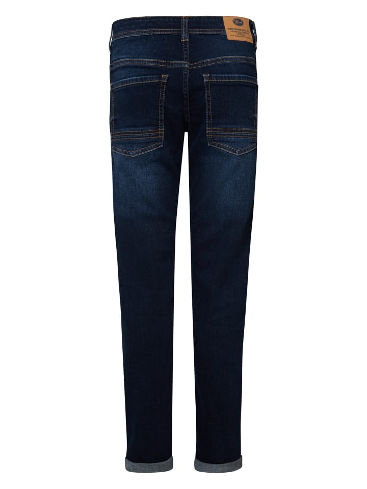 Petrol Industries Tapered Fit Jeans Turner Sequim in Blau günstig kaufen