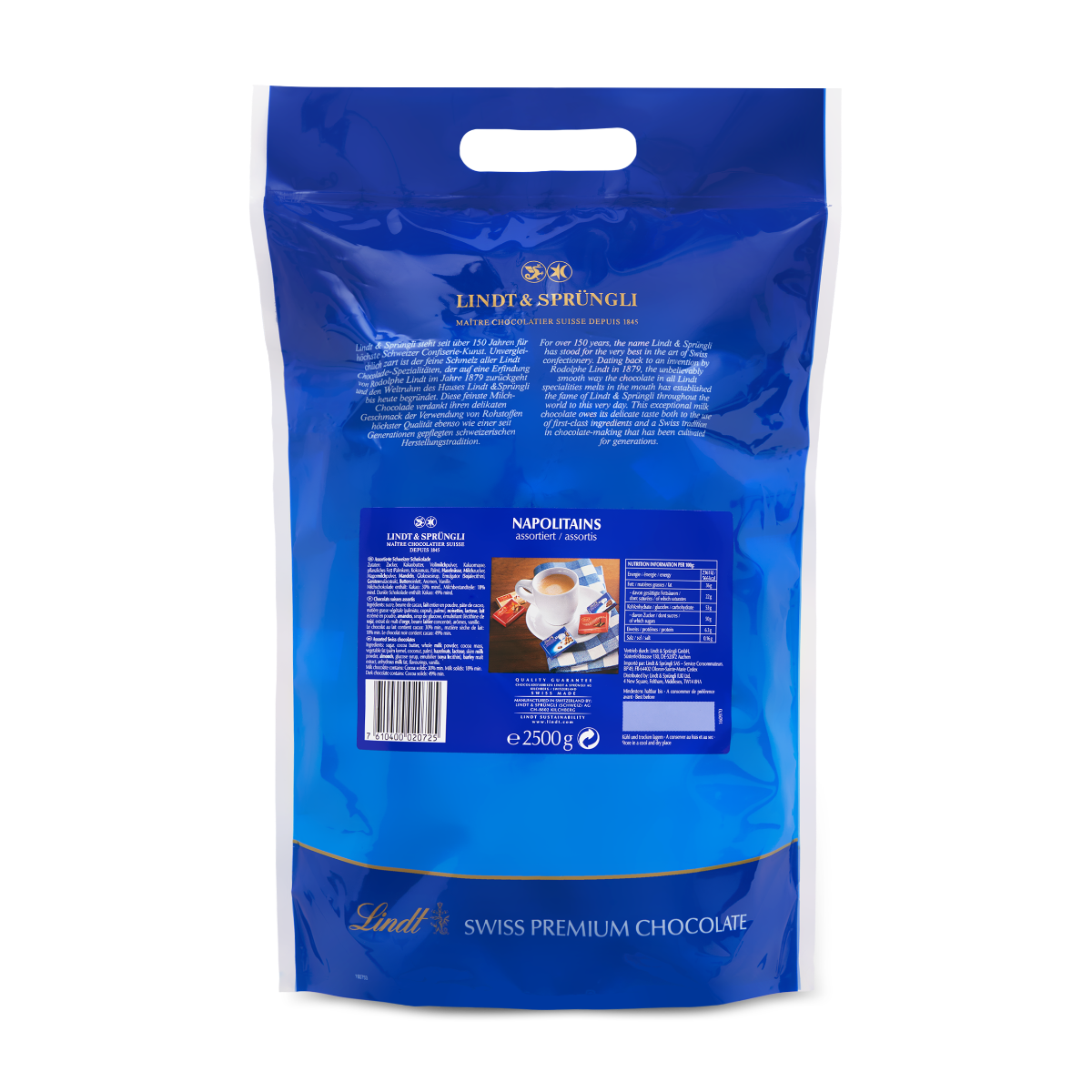 Schokoladen-Naps Beutel, 2500g