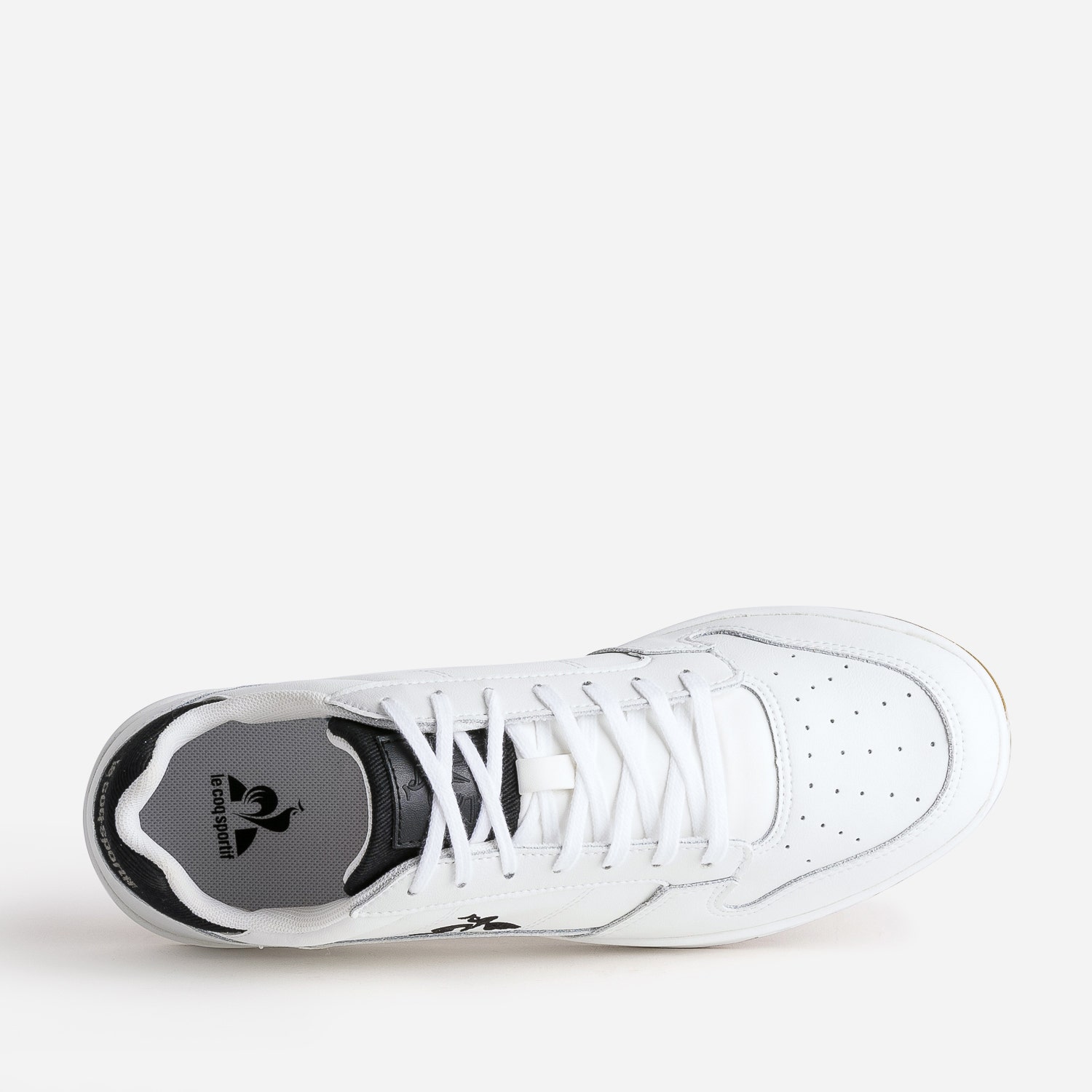 Tennis LE COQ SPORTIF blanche broderie marine