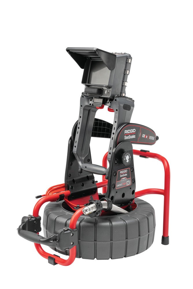Ridgid 64213 SeeSnake Compact M40 систем са CS6x VERSA дигиталним монитором за регистрацију и 1 батеријом од 18V 4.0Ah и 1 пуњачем