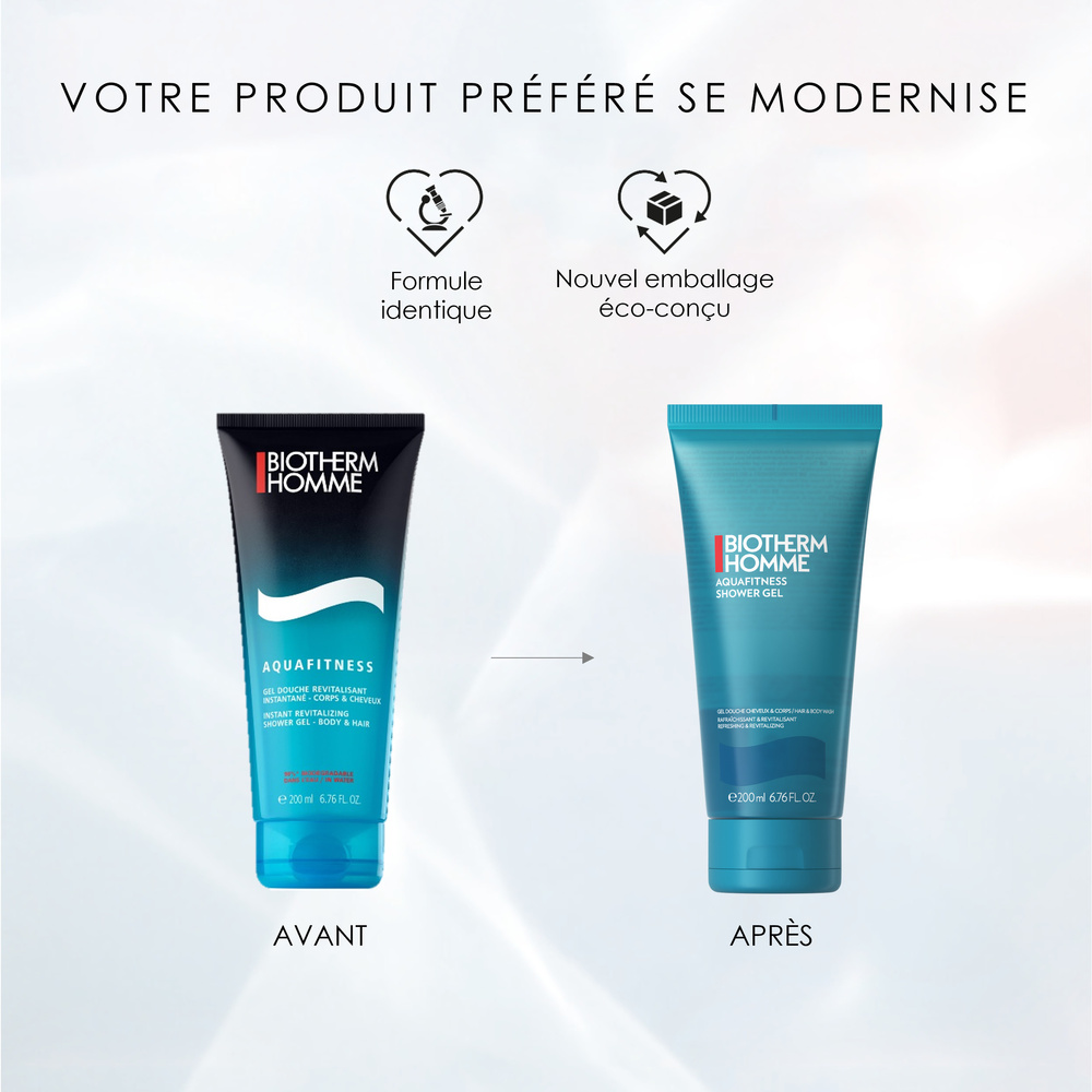 Biotherm Aqua Fitness Gel douche pour homme corps et cheveux