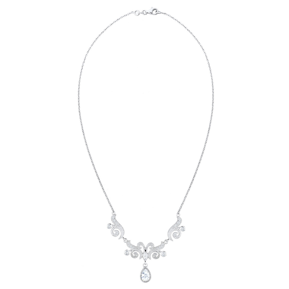 Elli PREMIUM Elli PREMIUM Collier Collier Statementkette Zirkonia 925 Silber collier