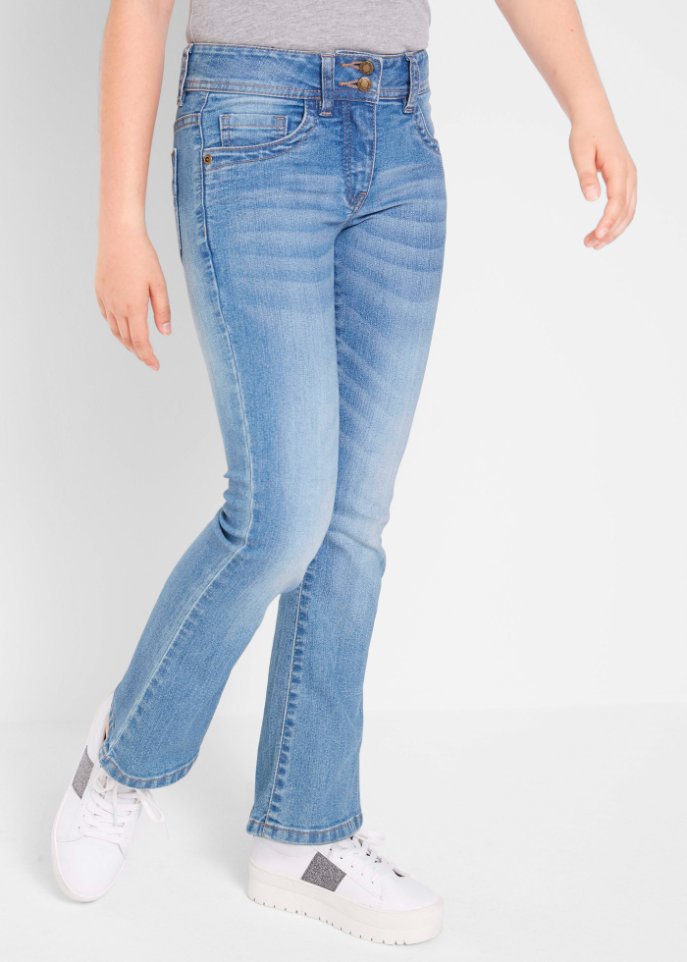 Mädchen Bootcut Stretch-Jeans