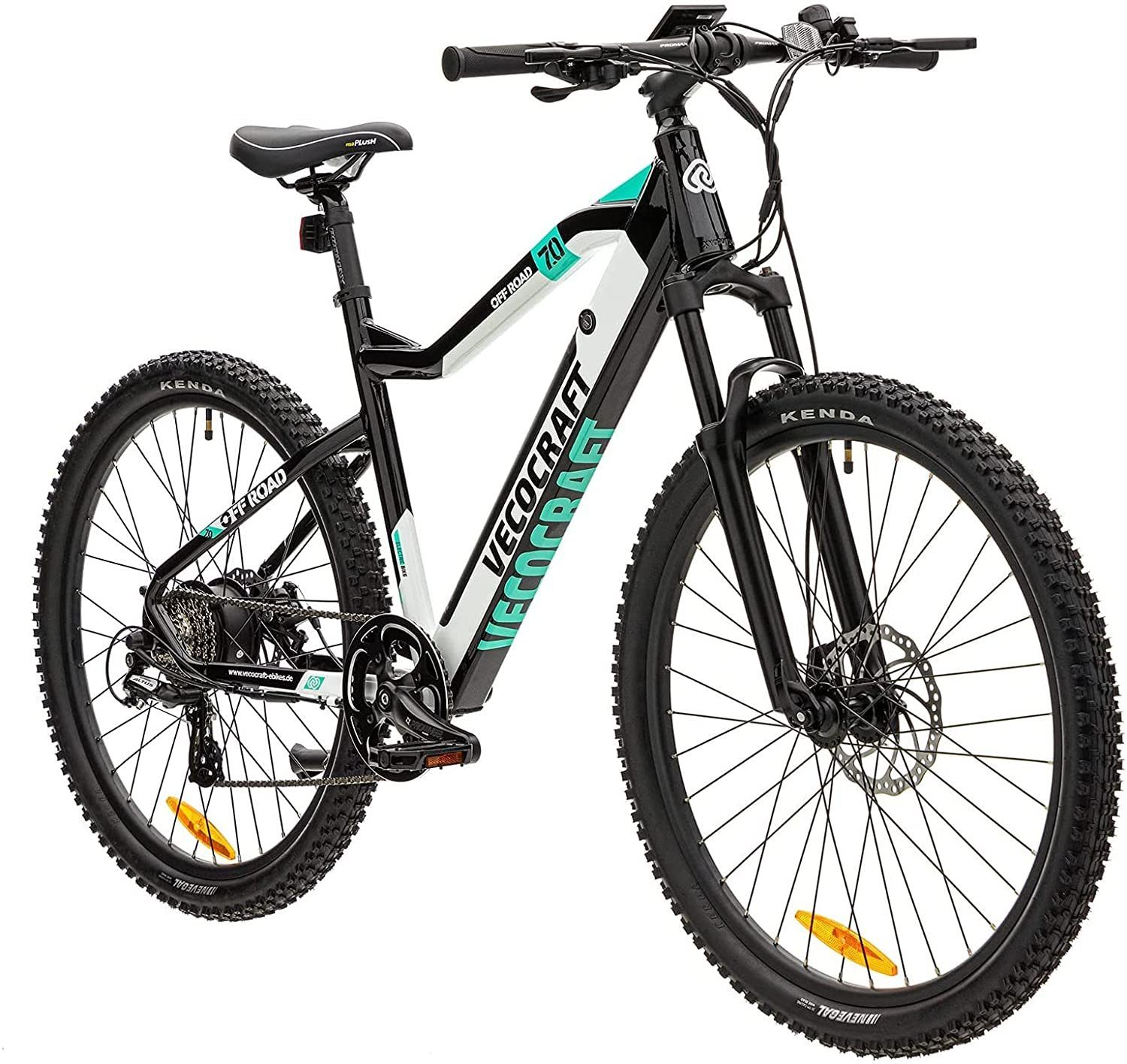 VECOCRAFT E-Bike OFFROAD 10.4AH 27.5 Zoll, 8 Gang Shimano, Kettenschaltung, Heckmotor