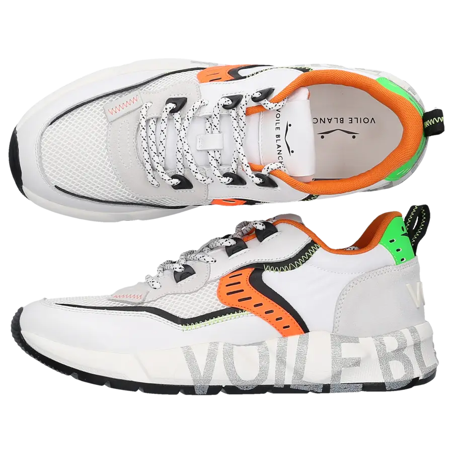 VOILE BLANCHE - Sneaker low CLUB01 Kalbsleder - weiß