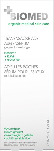 Biomed Tränensäcke Ade Eye Bags Away Augenserum