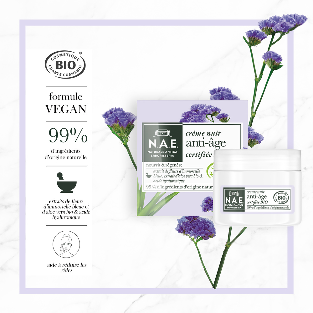 N.A.E. N.A.E. Crème anti-âge nuit Bio Crème