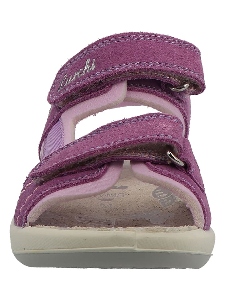 Lurchi Leder-Sandalen in Violett günstig kaufen