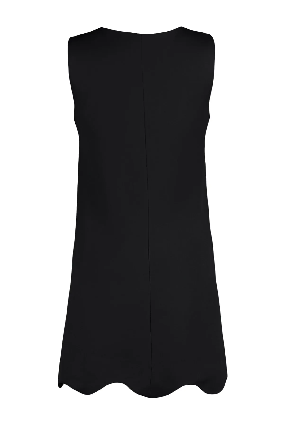 Trendyol Collection  Schwarzes, gerade geschnittenes Mini-Webkleid TWOSS23EL01271