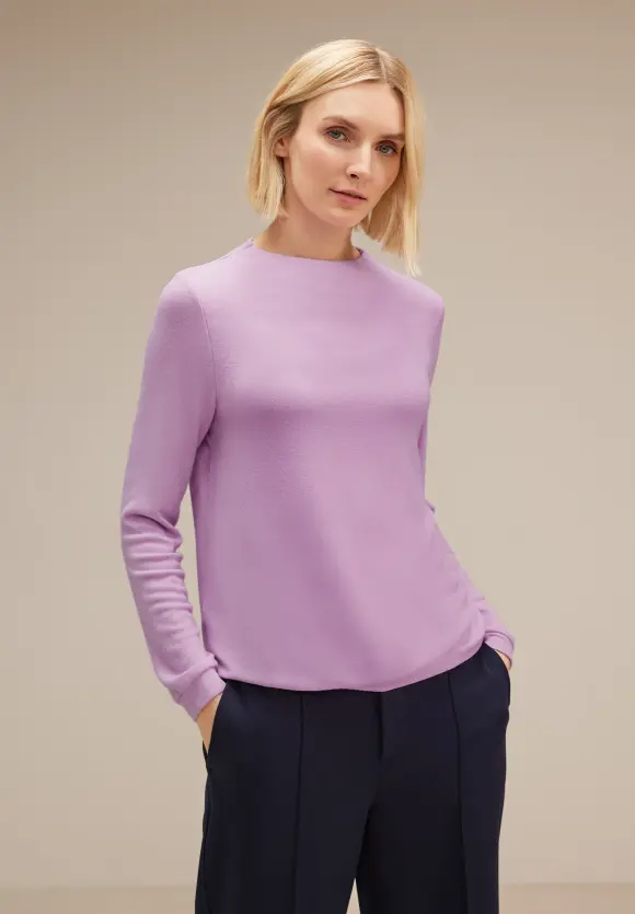 Street One Langarmshirt mit Gummisaum