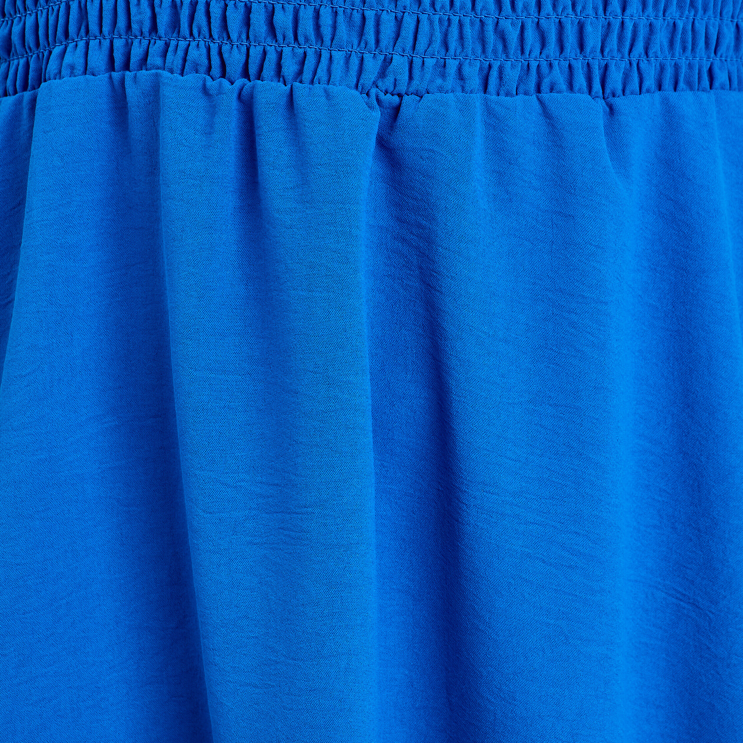 Robe évasée avec volants bleu roi femme | Cache Cache