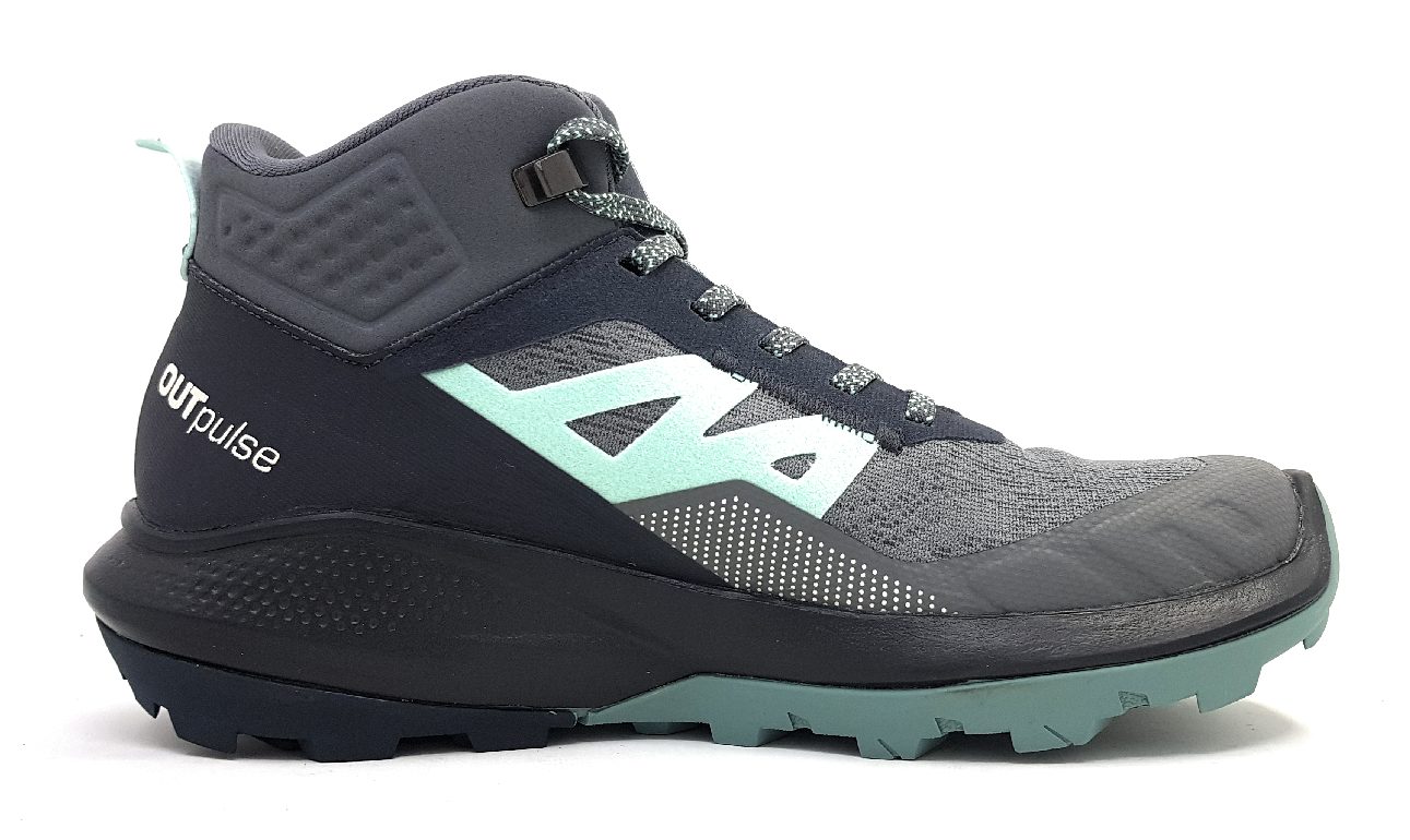 Salomon Out Oulse Mid GTX W L47067200 Grau Ebony/ Quiet Shade/ Ebony