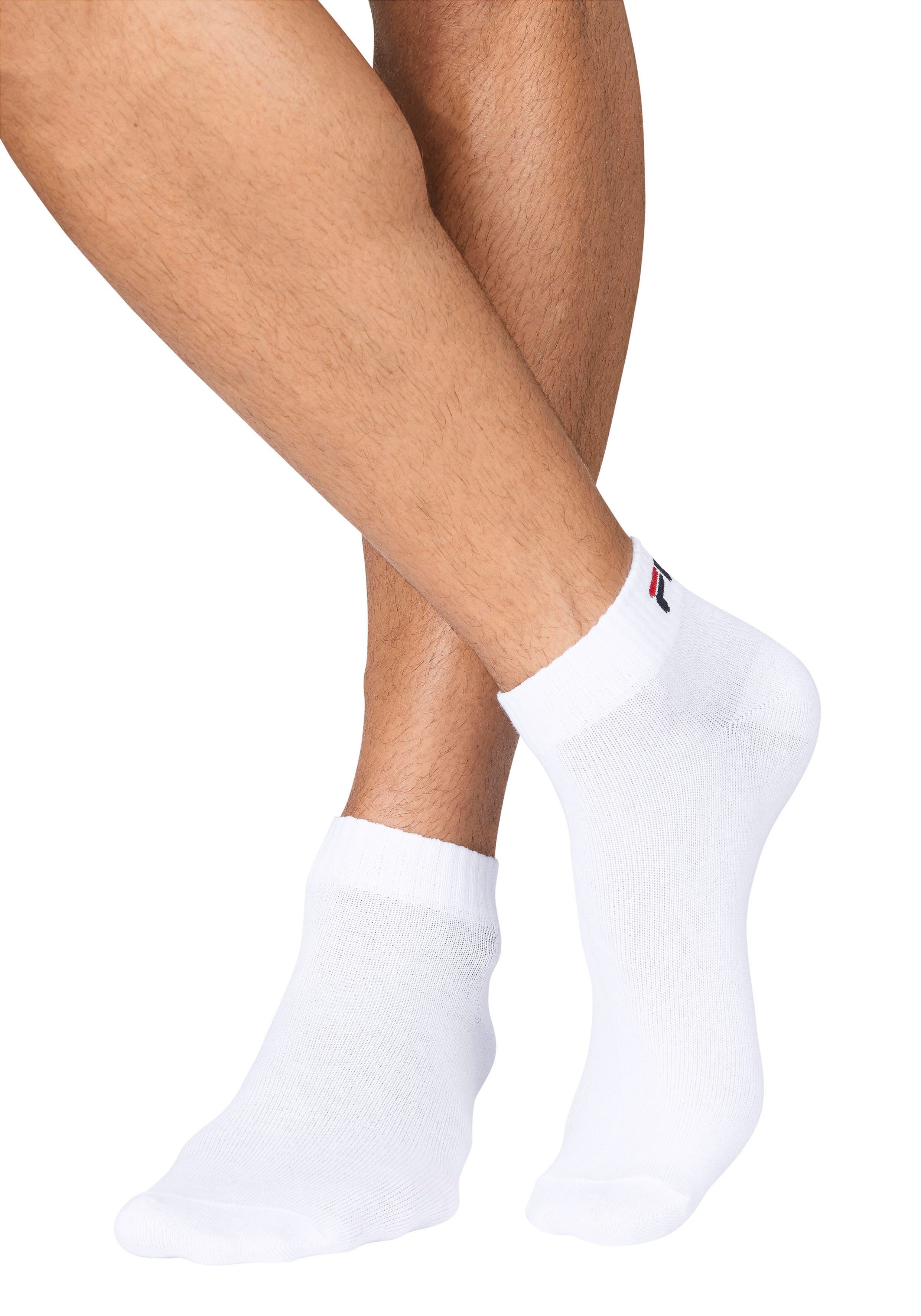 Fila Kurzsocken (6-Paar) mit eingestricktem Logo