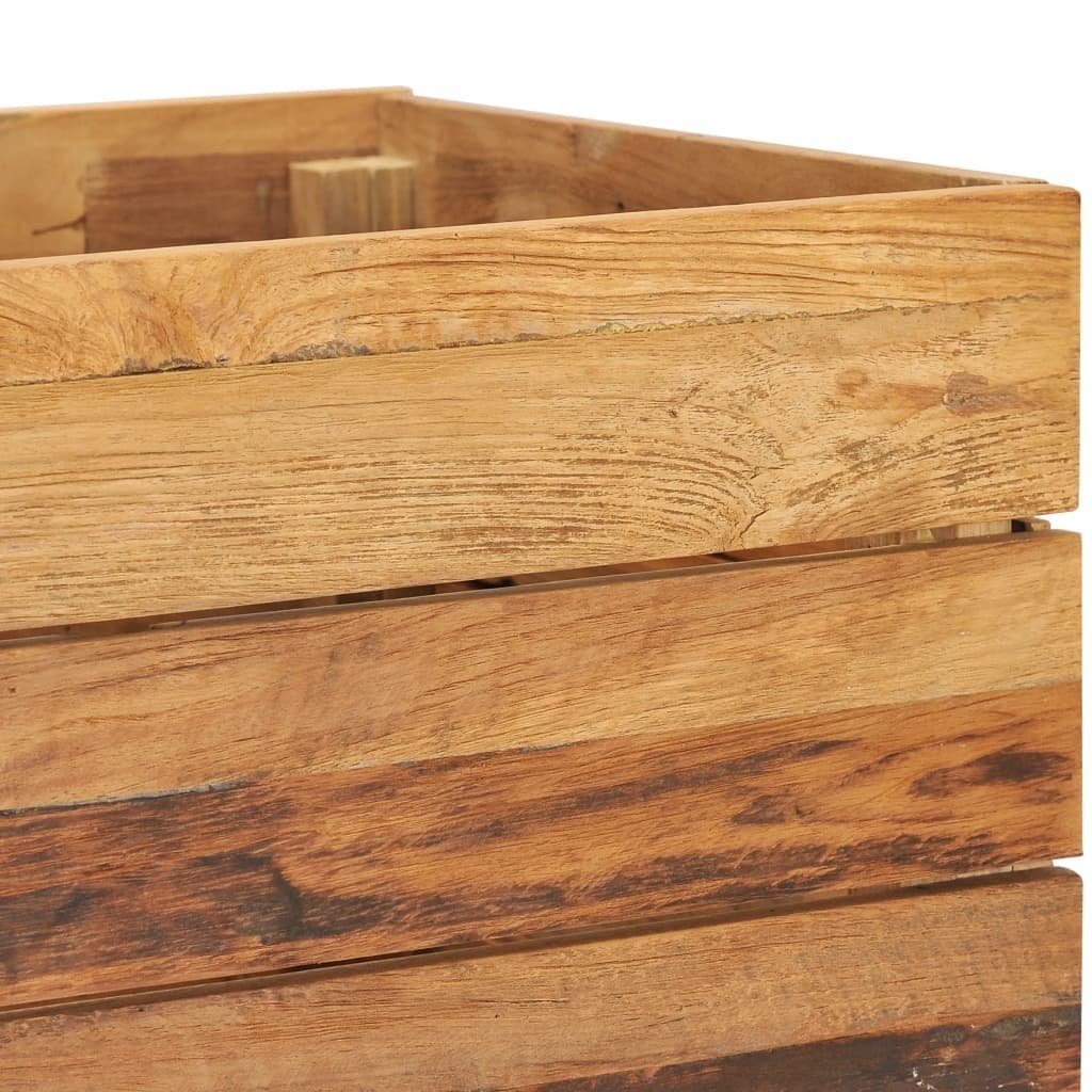DOTMALL Hochbeet Hochbeet 100x40x72 cm Massivholz Teak und Stahl