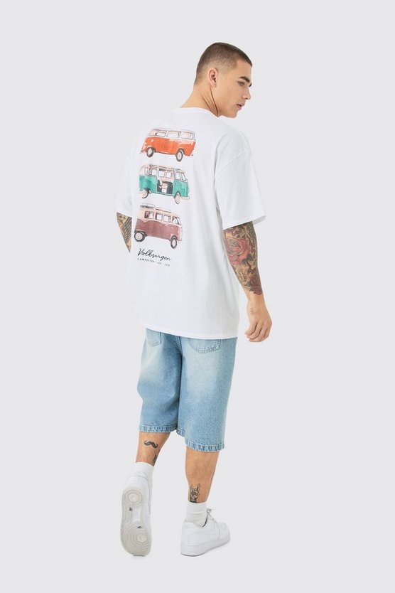 Oversize T-Shirt mit lizenziertem Volkswagen-Print