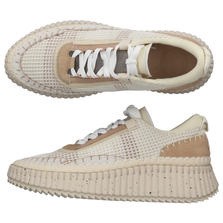Chloé - Sneaker low NAMA Textil - beige