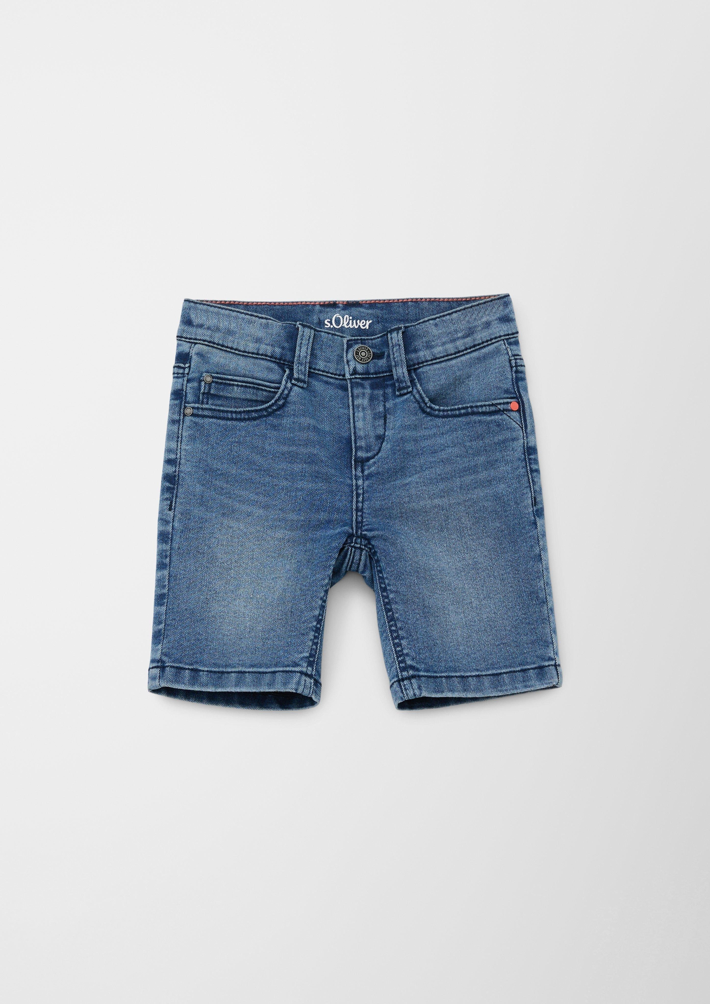 s.Oliver Jeansshorts Jeans-Bermuda Brad / Slim Fit / Mid Rise / Slim Leg Waschung