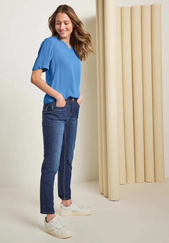CECIL Bluse im Materialmix