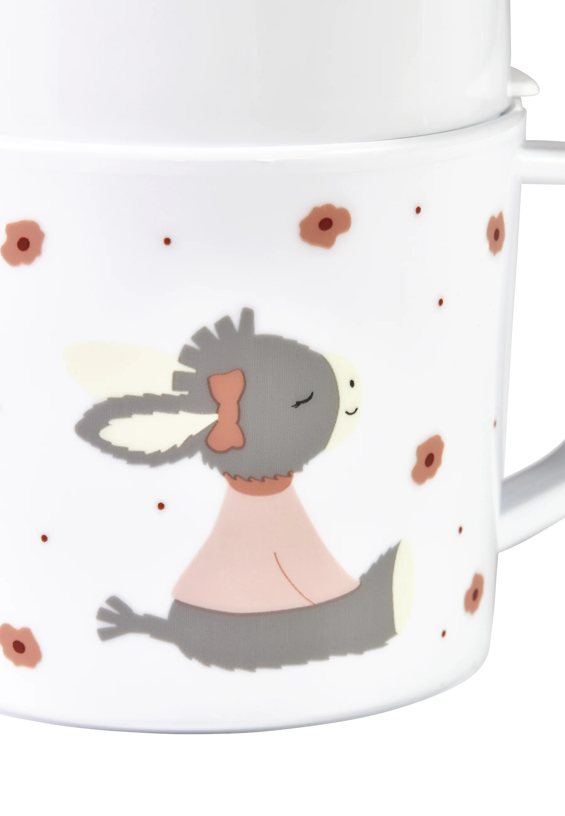 Trinklerntasse mit Trinkaufsatz, Esel Emmi Girl