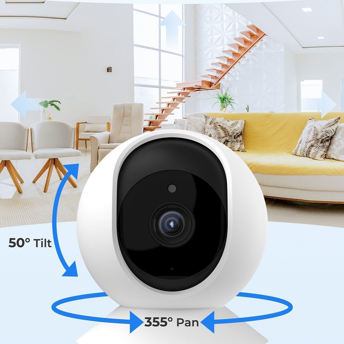 Reolink E1 Pro-2 Pack 4MP 355° Schwenk & 50° Neigung PT Indoor Dualband Überwachungskamera (Innenbereich, Automatische Verfolgung, 2-Wege-Audio, Baby Monitor, Bewegungen Personen und Haustiere erkennen)