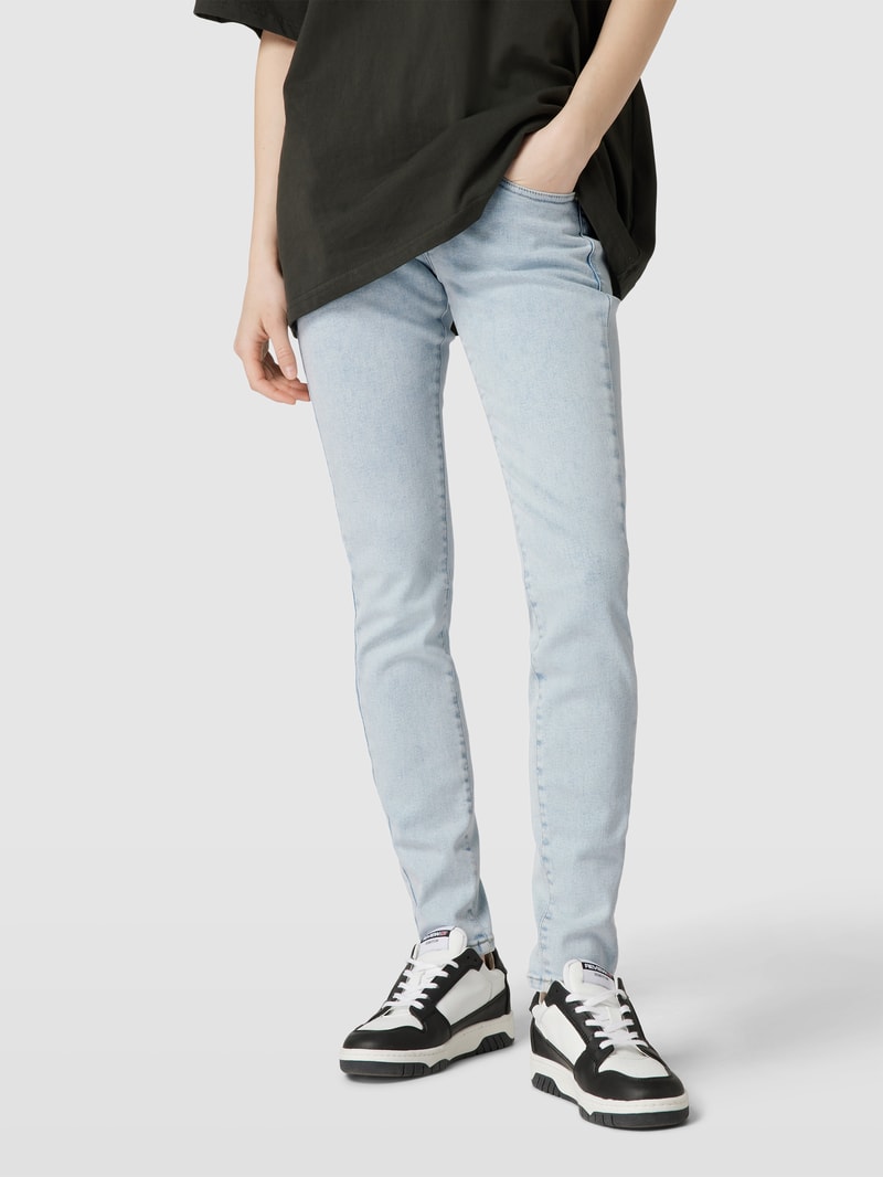 Skinny Fit Jeans mit 5-Pocket-Design Modell 'SOPHIE' in hellblau