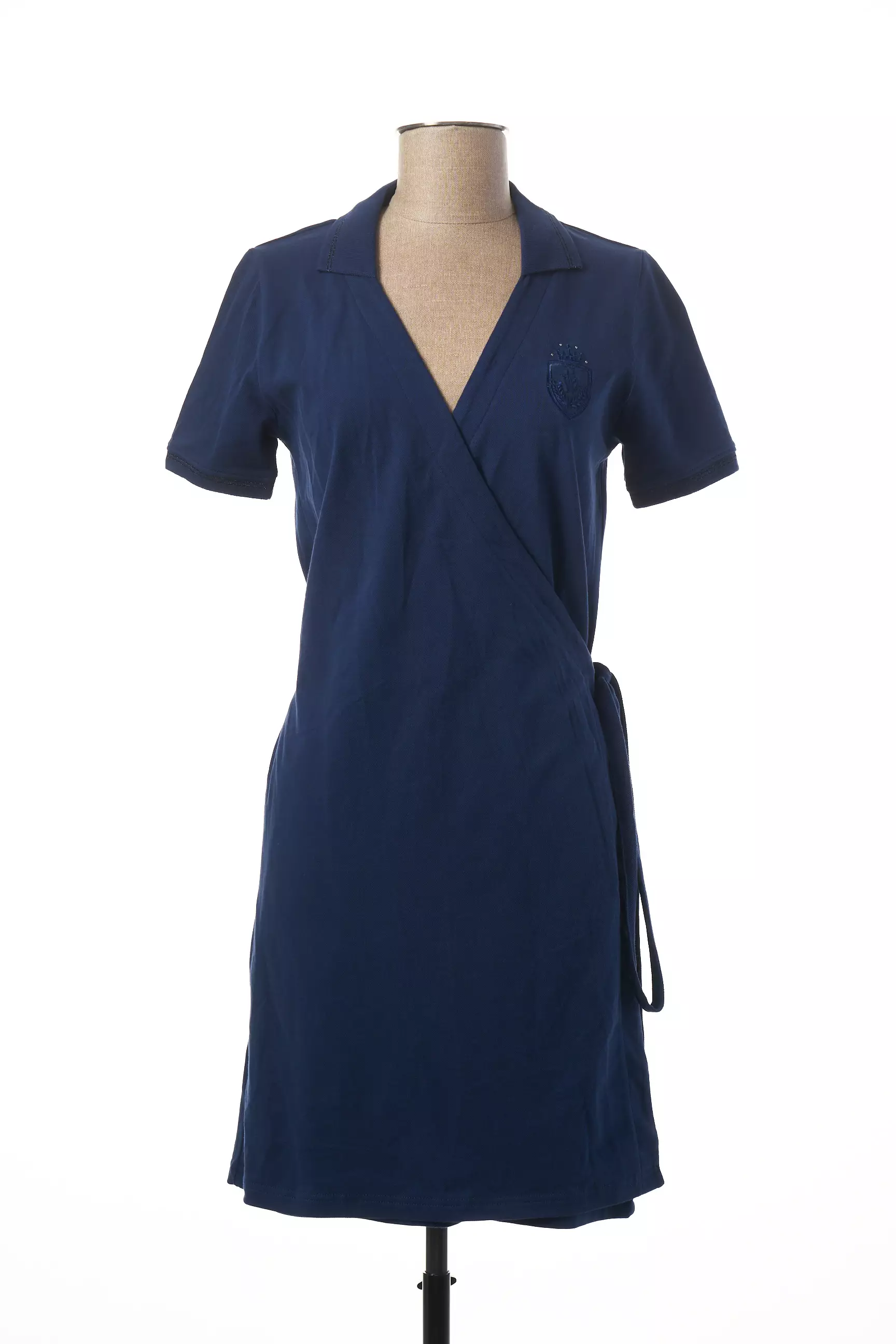 Black Wellis Robes Courtes Femme couleur bleu